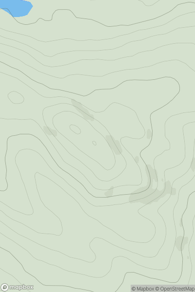 Thumbnail image for Hill of Persie showing contour plot for surrounding peak