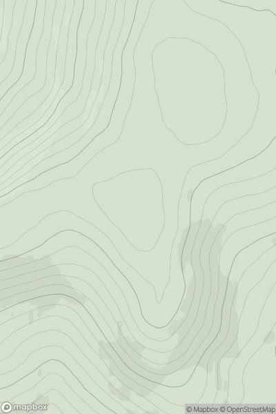 Thumbnail image for Mullachdubh showing contour plot for surrounding peak