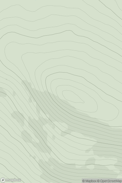 Thumbnail image for Creag an Sgor showing contour plot for surrounding peak