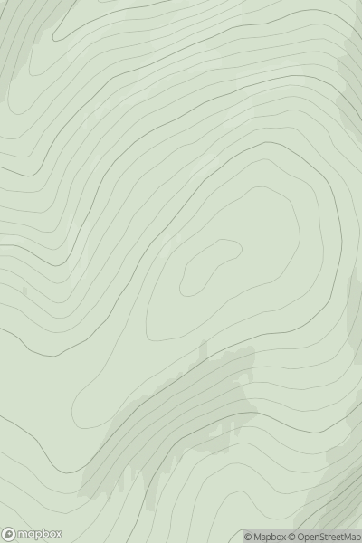 Thumbnail image for Dubh Breac Hill showing contour plot for surrounding peak