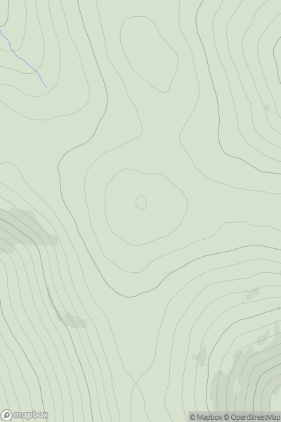 Thumbnail image for Creag an Eunan showing contour plot for surrounding peak