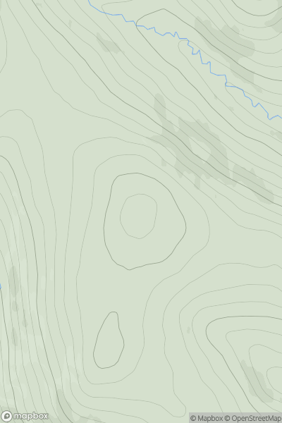 Thumbnail image for Finlate Hill showing contour plot for surrounding peak