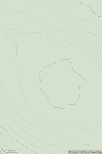 Thumbnail image for Meall a' Choire Odhair showing contour plot for surrounding peak