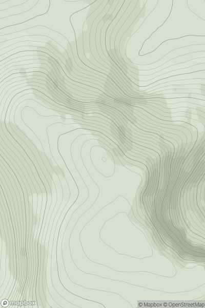 Thumbnail image for Lochnagar - Cac Carn Beag showing contour plot for surrounding peak