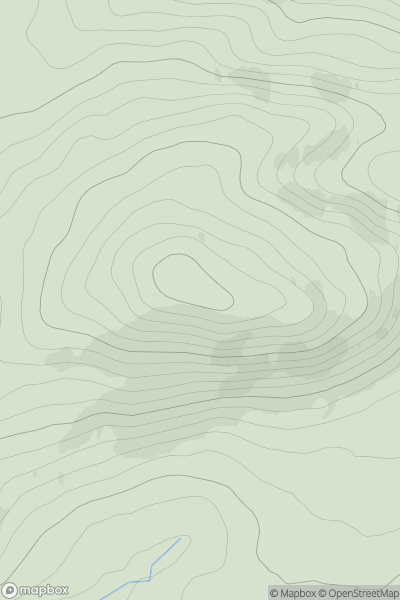 Thumbnail image for Gualann showing contour plot for surrounding peak