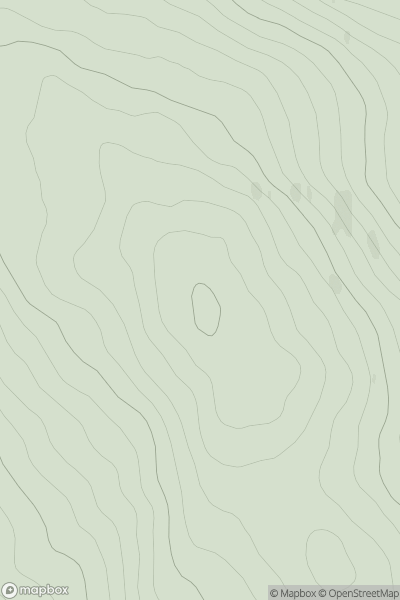 Thumbnail image for Bromley Muir showing contour plot for surrounding peak