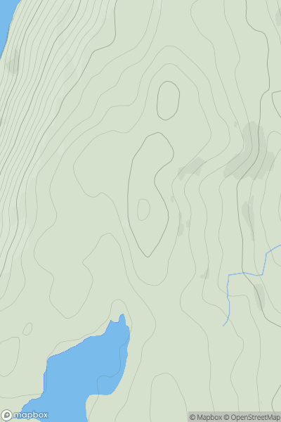 Thumbnail image for Cnoc na h-Airighe showing contour plot for surrounding peak