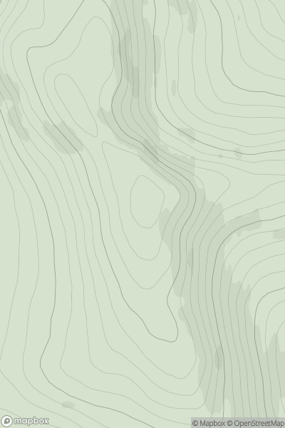 Thumbnail image for Sgor an h-Iolaire showing contour plot for surrounding peak