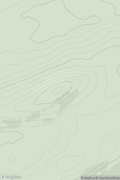 Thumbnail image for Clune Hill showing contour plot for surrounding peak