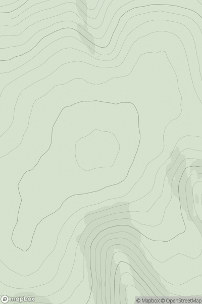 Thumbnail image for Goyle Hill showing contour plot for surrounding peak