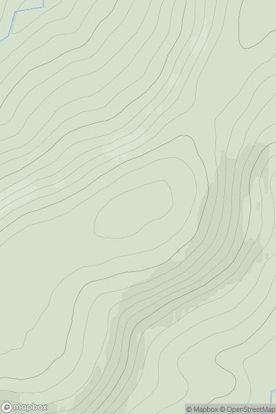 Thumbnail image for Monluth Hill showing contour plot for surrounding peak