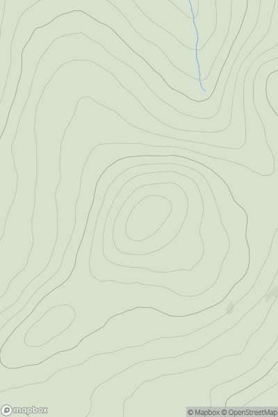 Thumbnail image for White Caterthun showing contour plot for surrounding peak