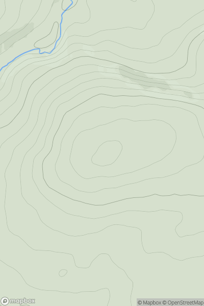 Thumbnail image for Carmont Hill showing contour plot for surrounding peak