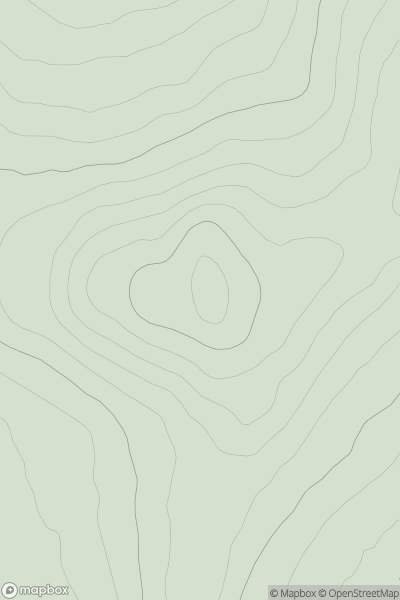 Thumbnail image for Carn Biorach showing contour plot for surrounding peak