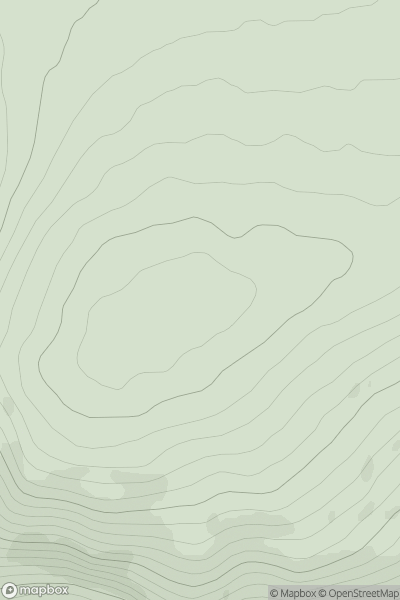 Thumbnail image for Carn Sgumain showing contour plot for surrounding peak
