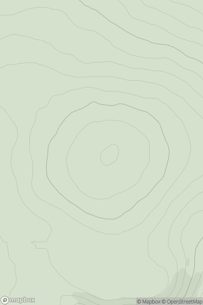 Thumbnail image for Mill Buie showing contour plot for surrounding peak