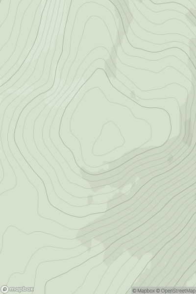 Thumbnail image for Beinn Ghuilbin showing contour plot for surrounding peak