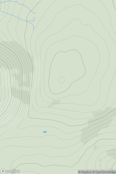 Thumbnail image for Cairn of Claise showing contour plot for surrounding peak