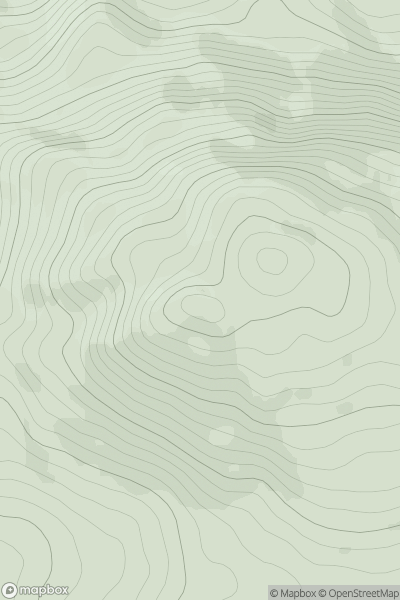 Thumbnail image for Carn na Sean-luibe showing contour plot for surrounding peak