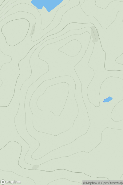 Thumbnail image for Carn na Gearraig showing contour plot for surrounding peak