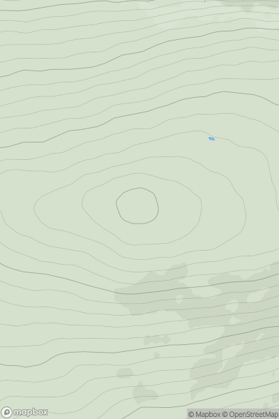 Thumbnail image for An Liathanach showing contour plot for surrounding peak