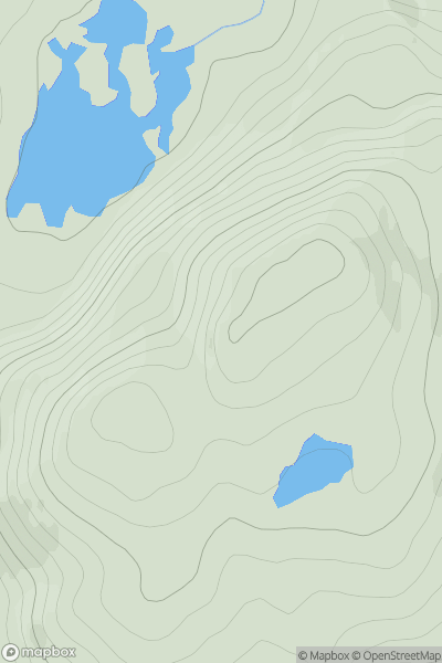 Thumbnail image for Meall a' Chairn showing contour plot for surrounding peak