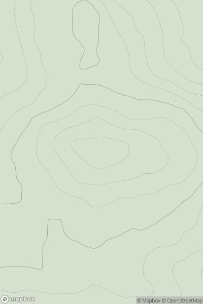 Thumbnail image for Cnoc a' Bhreacaich showing contour plot for surrounding peak