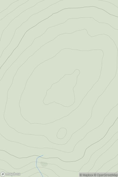 Thumbnail image for Hill of Fortrose showing contour plot for surrounding peak