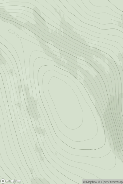 Thumbnail image for Meall a' Bhata showing contour plot for surrounding peak