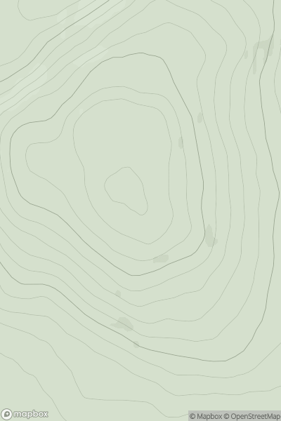 Thumbnail image for Cnoc Chaornaidh showing contour plot for surrounding peak