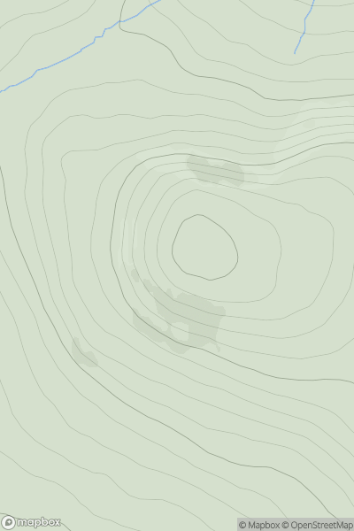 Thumbnail image for Ben Skriaig showing contour plot for surrounding peak