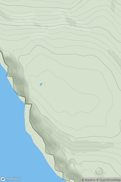 Thumbnail image for The Hoe showing contour plot for surrounding peak