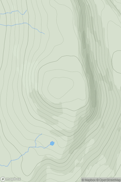 Thumbnail image for Nead an Fhior-eoin (An Carnach) showing contour plot for surrounding peak