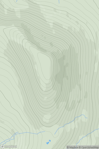 Thumbnail image for Ard Nev showing contour plot for surrounding peak