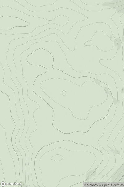 Thumbnail image for Beinn a' Chaol-airigh showing contour plot for surrounding peak