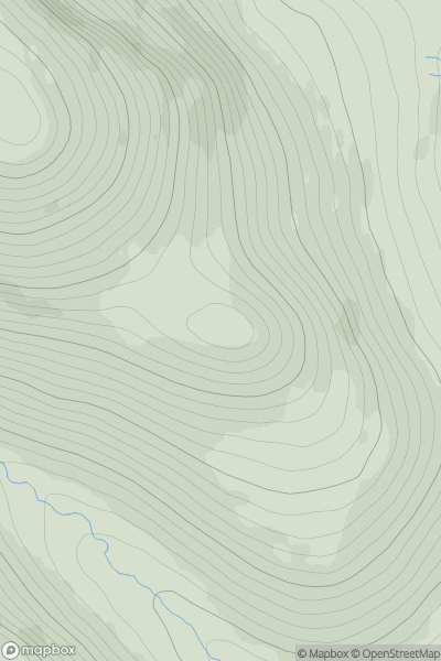 Thumbnail image for Little Pap showing contour plot for surrounding peak