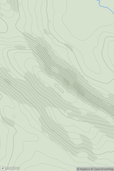Thumbnail image for Beinn na h-Imeilte showing contour plot for surrounding peak