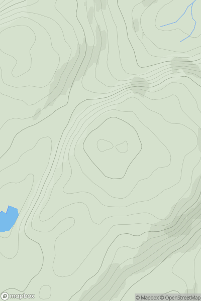 Thumbnail image for Creag na h-Eanchainn showing contour plot for surrounding peak