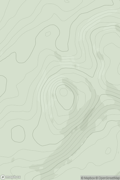 Thumbnail image for Cruach Narrachan showing contour plot for surrounding peak