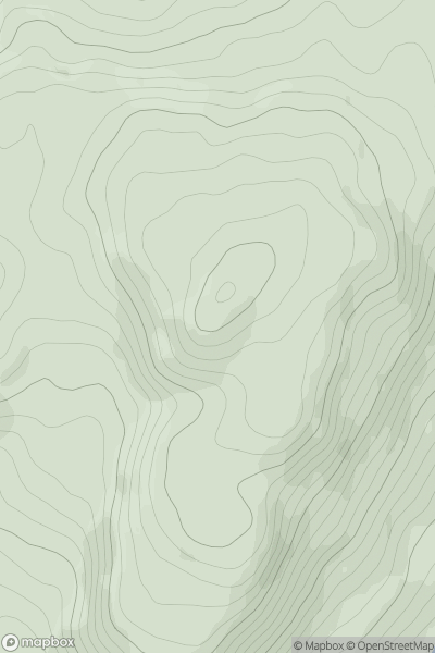 Thumbnail image for Dun Crutagain showing contour plot for surrounding peak