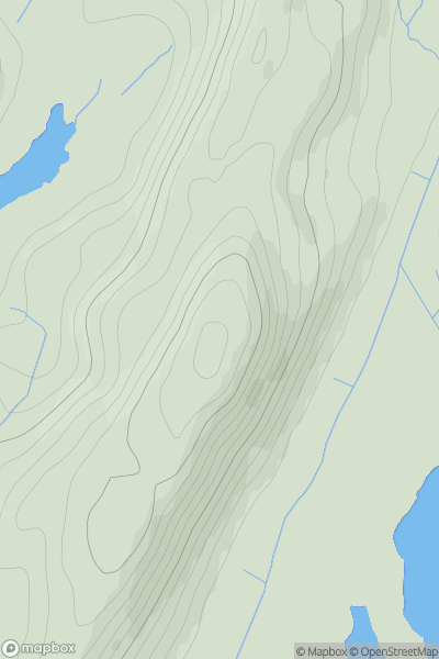 Thumbnail image for Barr Thormaid showing contour plot for surrounding peak