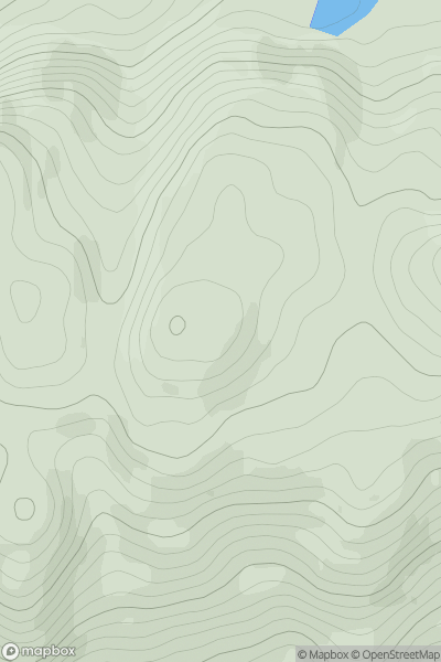 Thumbnail image for Rainberg Mor showing contour plot for surrounding peak