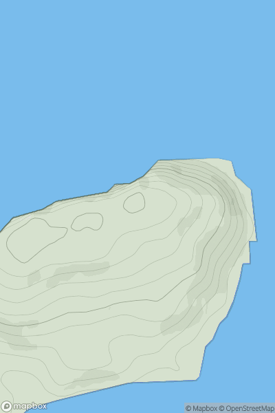 Thumbnail image for Garbh Eileach showing contour plot for surrounding peak