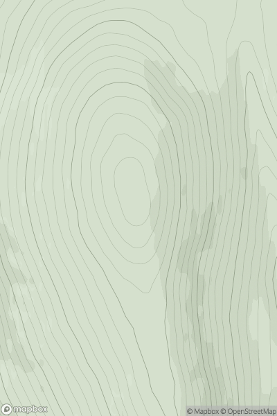 Thumbnail image for Crannach Hill showing contour plot for surrounding peak