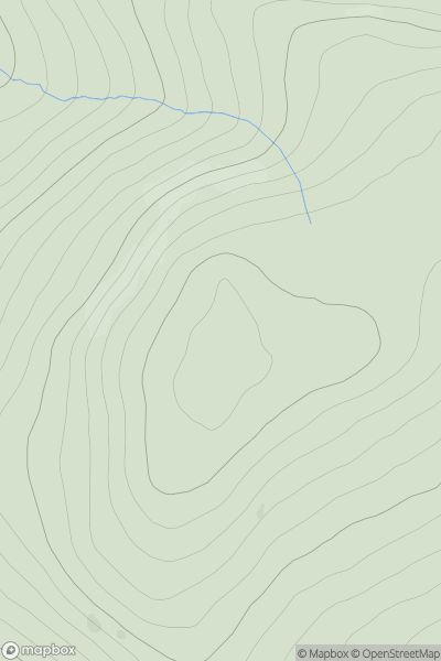 Thumbnail image for Baddoch showing contour plot for surrounding peak