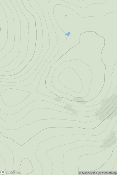 Thumbnail image for Craig of Bunzeach showing contour plot for surrounding peak