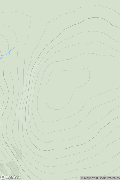 Thumbnail image for Garbet Hill showing contour plot for surrounding peak