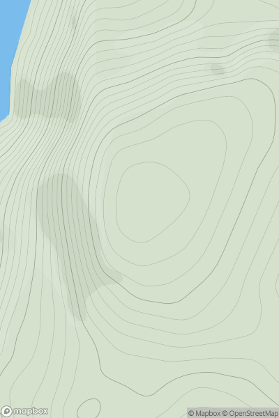 Thumbnail image for Holm Field showing contour plot for surrounding peak