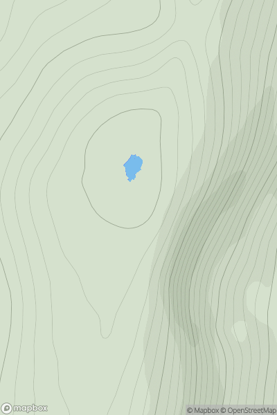 Thumbnail image for Weisdale Hill showing contour plot for surrounding peak