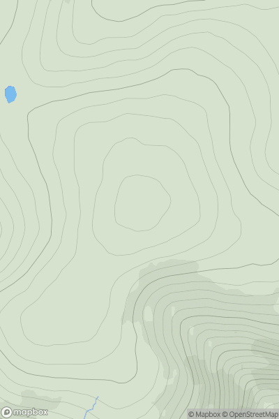 Thumbnail image for Ben Tirran showing contour plot for surrounding peak